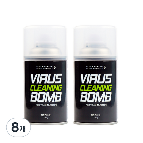 차싹 차량용 원터치 살균제 피톤치드향, 8개