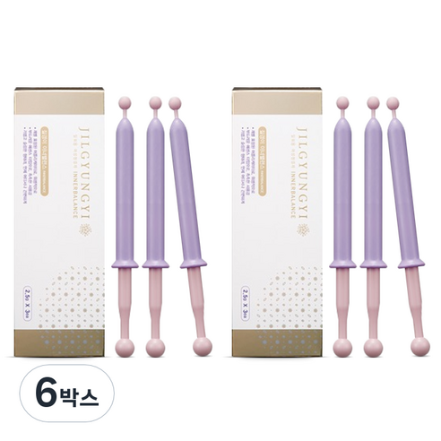 질경이 이너밸런스 여성청결제, 2.5g, 6박스