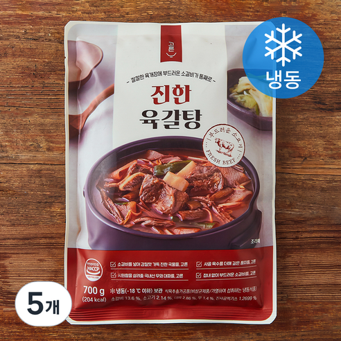 고른 진한 육갈탕 (냉동), 700g, 5개