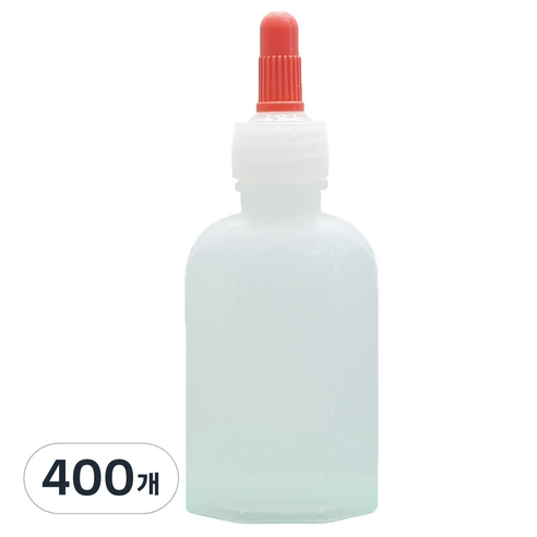 일회용 PE 긴뚜껑 약병 45ml, 400개