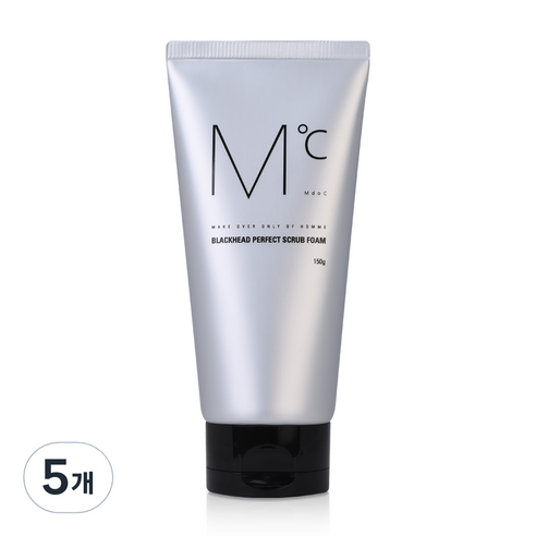 엠도씨 블랙헤드 퍼펙트 스크럽 폼, 150g, 5개