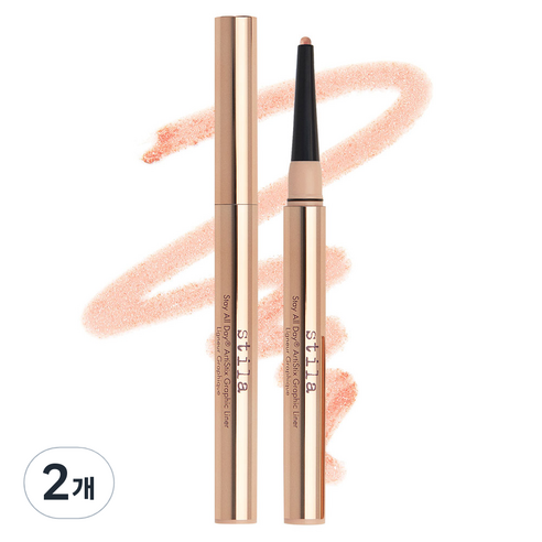 스틸라 스테이 올 데이 아티스틱 그래픽 라이너 0.2g, 발레, 2개