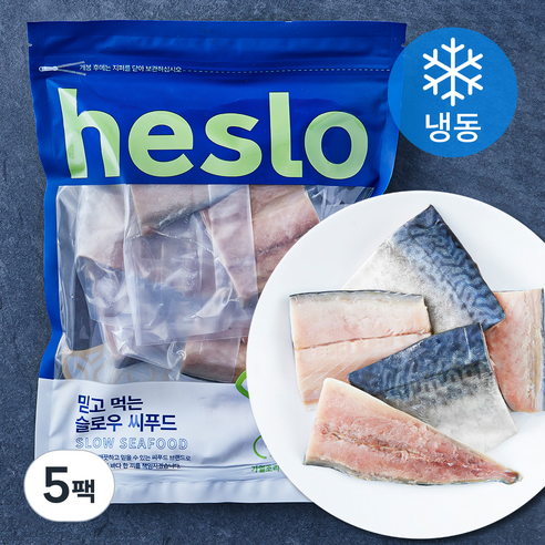 해슬로 가시없는 어린이 순살고등어 (냉동), 400g, 5팩