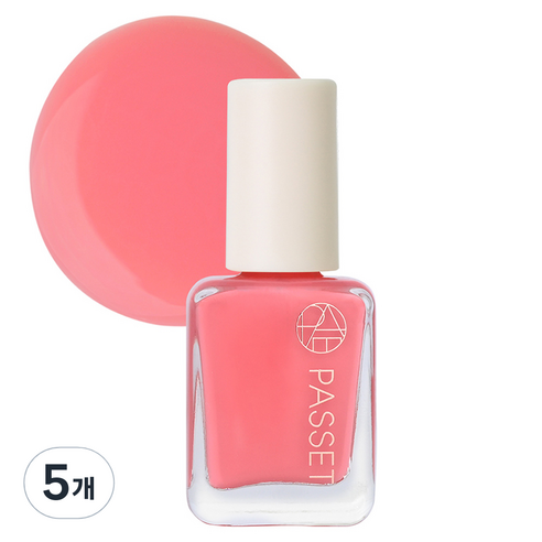 파셋 셀럽 네일컬러 폴리쉬, 81 선셋오렌지, 7ml, 5개