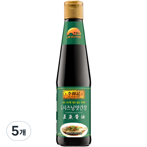 이금기 중화시즈닝 맛간장, 5개, 410ml