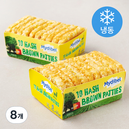 마이디벨 해쉬브라운 패티 (냉동), 8개, 640g