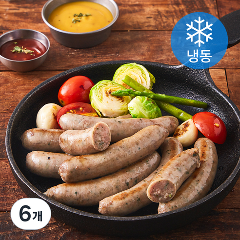코빅푸드 FRAVO 유러피안 오리지날 소시지 (냉동), 200g, 6개