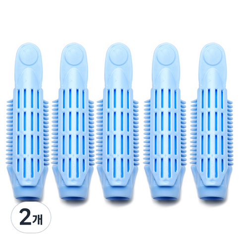 셀리본 헤어볼륨롤스타 뿌리 볼륨업 집게 5p, 2개, 스카이