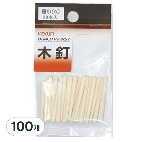 가쿠리 나무못 Extra Small A 35mm 54115, 100개
