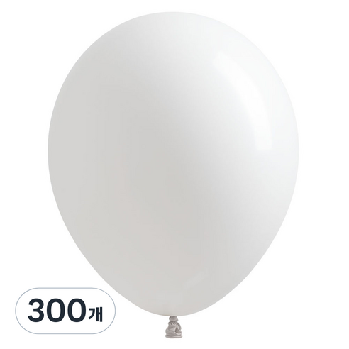 조이벌룬 풍선 30cm, 화이트, 300개