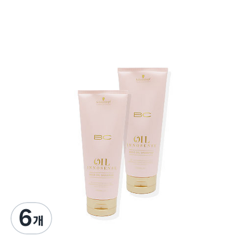 슈바츠코프 BC오일 로즈샴푸, 6개, 200ml