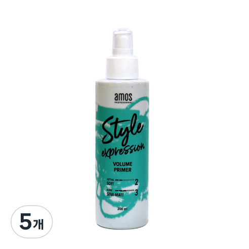 아모스프로페셔널 스타일 익스프레션 볼륨 프라이머 헤어스프레이, 200ml, 5개