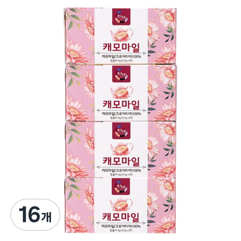 다예 캐모마일 사각티백, 0.5g, 8개입, 16개