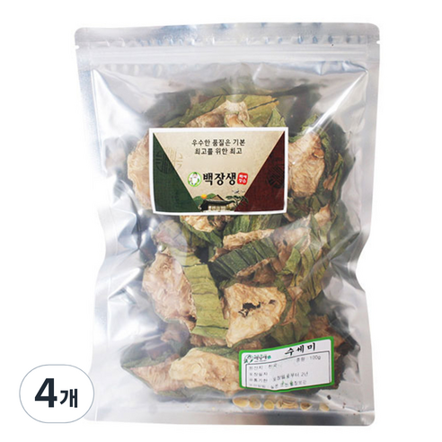 백장생 수세미, 100g, 4개