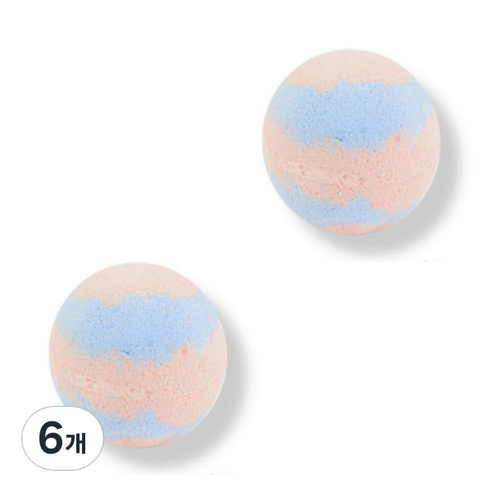 비즐리 거품입욕제 딥머스크향, 140g, 6개