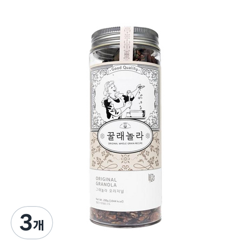 꿀래놀라 시리얼, 200g, 3개