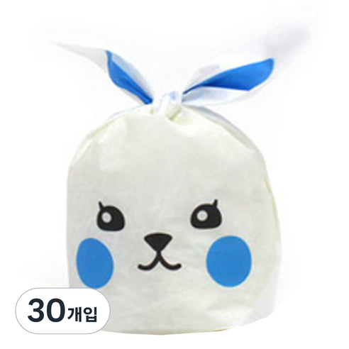 포포팬시 보자기 포장팩3 달콤토끼 4p, 블루, 30개입