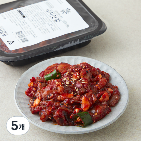 강남밥상 낙지젓갈, 100g, 5개