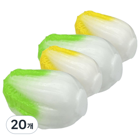 알배추 주물럭 말랑이 랜덤발송, 20개