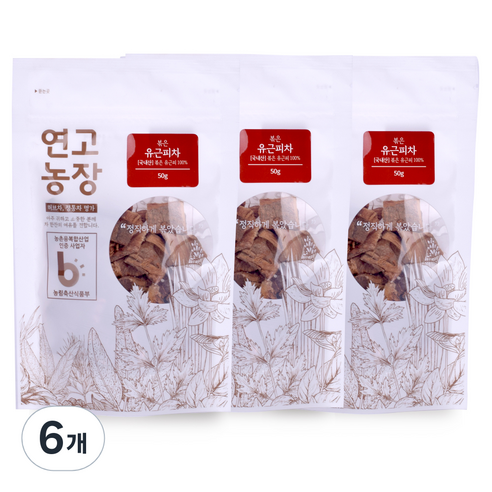 연고농장 국내산 볶은 유근피차, 50g, 6개, 6개, 1개입