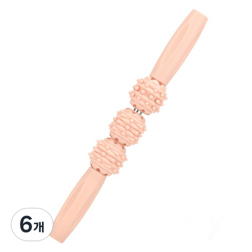 피어니스트 종아리 롤러 스틱 33cm, 핑크, 6개