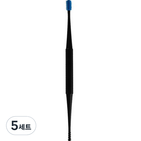 봄봄리빙 실리콘 듀얼팁 귀청소 귀이개 블랙 + 블루 세트, 5세트