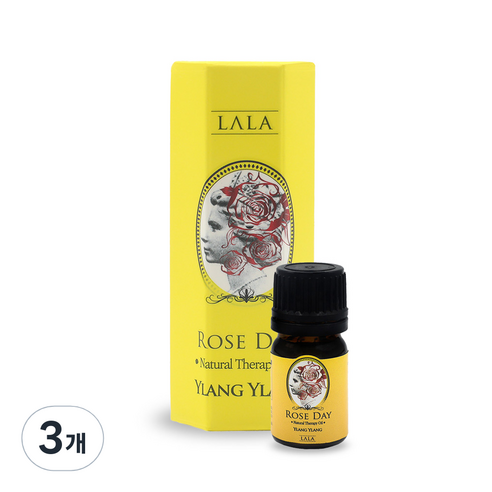 라라 로즈데이 여성청결제 일랑일랑, 5ml, 3개