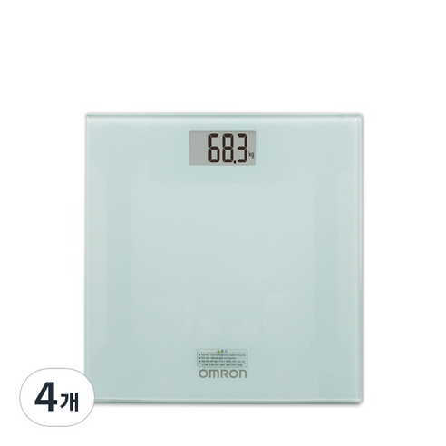 오므론 디지털 체중계, HN-289, 혼합색상, 4개
