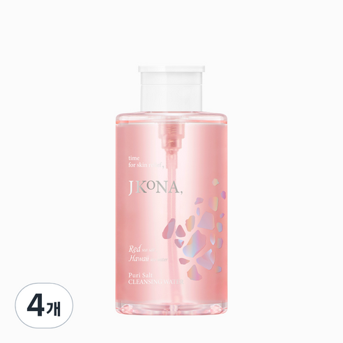 제이코나 퓨리 솔트 클렌징 워터, 4개, 500ml