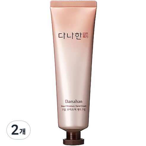 다나한 고율 모이스처 핸드크림, 50ml, 2개