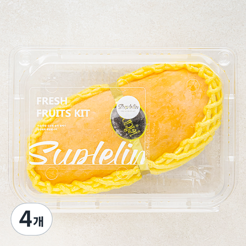 수플린 태국산 마하차녹 망고, 450g, 4개