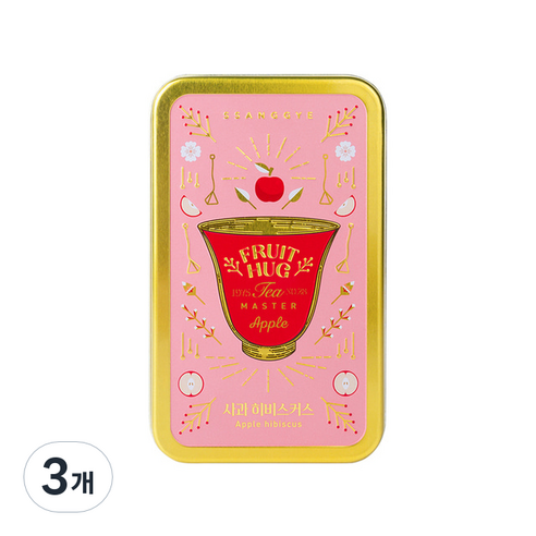 쌍계명차 과일허그 사과 히비스커스 티캔, 1.5g, 6개입, 3개