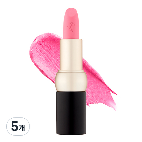 fmgt 뉴 볼드 벨벳 립스틱, 12 슬링백핑크, 3.5g, 5개