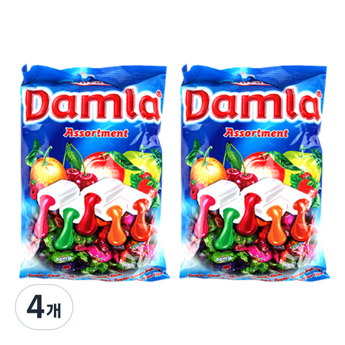 담라 어쏘티드 소프트캔디, 1kg, 4개