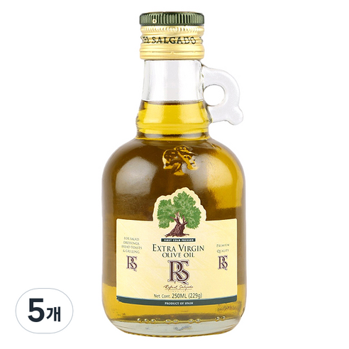 라파엘살가도 엑스트라버진 올리브유, 250ml, 5개
