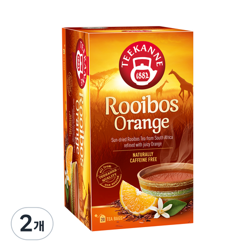 티칸 루이보스 오렌지, 1.75g, 20개입, 2개