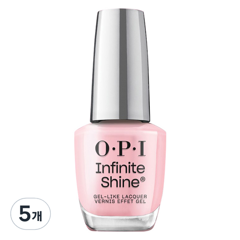 오피아이 인피니트 샤인 젤 라이크 매니큐어, ISL H39 ITS A GIRL, 15ml, 5개