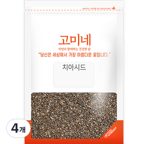 고미네 치아시드, 500g, 4개