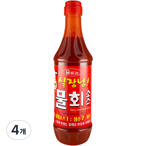 움트리 실장님 물회소스, 1kg, 4개