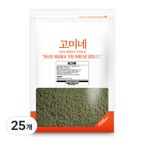 고미네 쑥가루, 300g, 25개