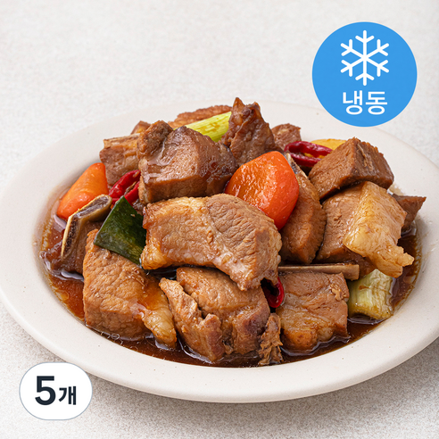 서가연 양념 돼지 갈비찜 (냉동), 500g, 5개