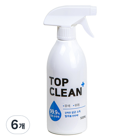 탑크린플러스 살균 소독제, 500ml, 6개