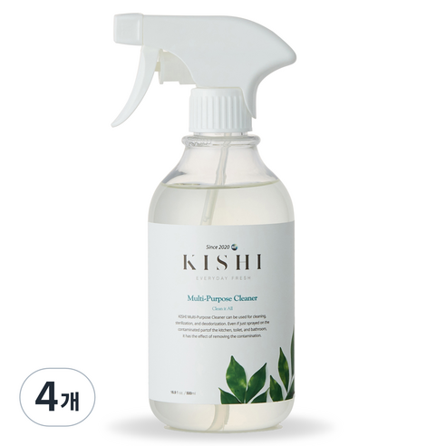 키쉬 프리미엄 다목적 크리너, 500ml, 4개