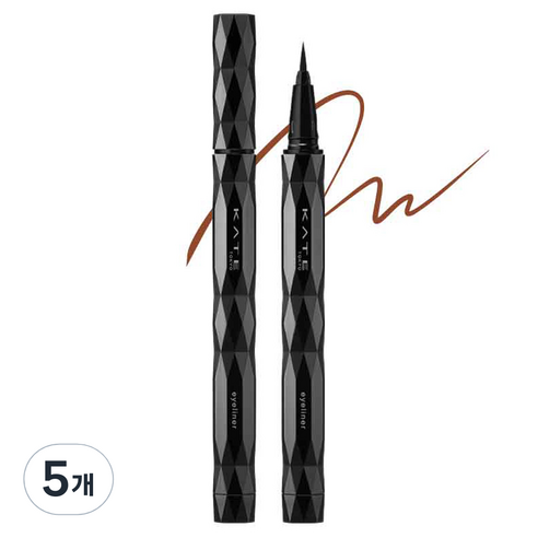 케이트 슈퍼 샤프 라이너 EX4.0 BR-4, 오렌지 브라운, 5개