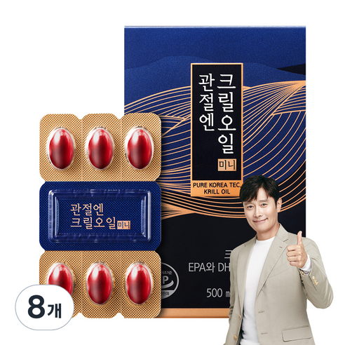 프롬바이오 관절엔 크릴오일 미니 15g, 30정, 8개