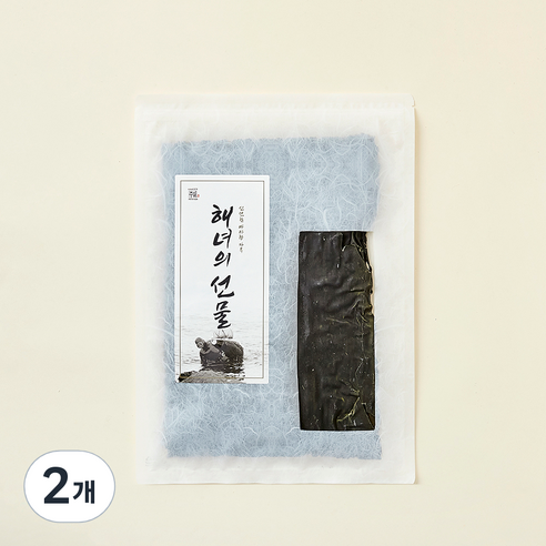해녀의선물 다시마의 섬 금일도 더 두툼하고 진한 건다시마, 2개, 100g
