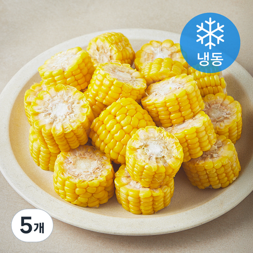 지엔씨푸드 증숙 옥수수 (냉동), 1kg, 5개, 1개입