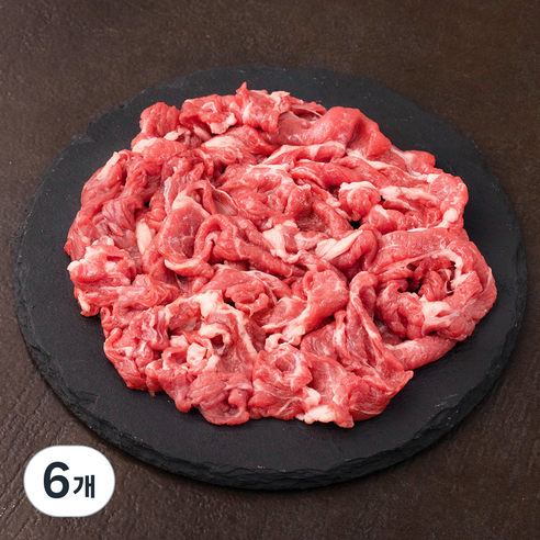 미트지엥 호주산 소고기 정육 불고기용 (냉장), 400g, 6개