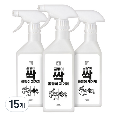 생활공식 곰팡이 싹 곰팡이 제거제, 500ml, 15개