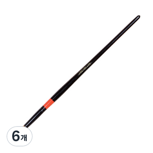 아트시크릿 수채화 아크릴 브러쉬 700R, 16호, 6개